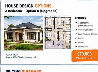 Ajitema standard three bedroom concept